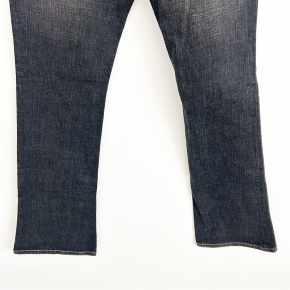 NEW Deadstock Old Navy Y2K Black Ultra Low Rise Bootcut Jeans Vtg Size 2 short - Picture 10 of 12